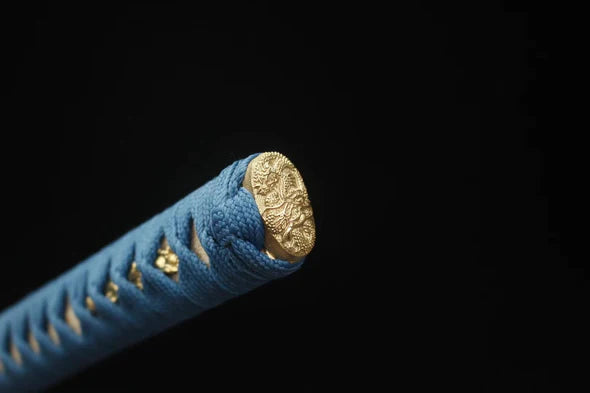 Kashira-Dragon-Supreme-Acier-T10-Hamon-Veritable