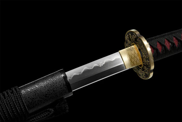 Katana-Japonais-Sanada-Yukimura-Acier-T8-Hamon-Veritable