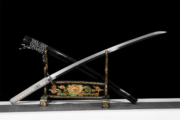Katana-Miyamoto-Acier-T10-Hamon-Veritable