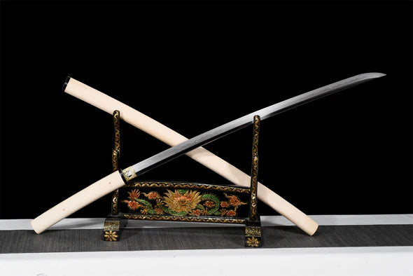 Katana-Shirasaya-Acier-T10-Hamon-Veritable