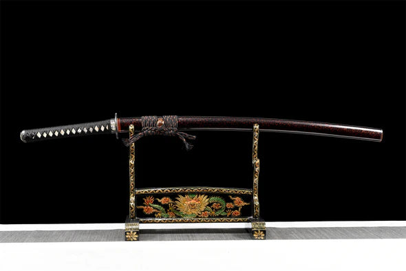 Saya-Katana-Watanabe-no-Tsuna-Acier-T10-Hamon-Veritable