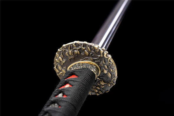 Tsuba-Jundo-Acier-Damas