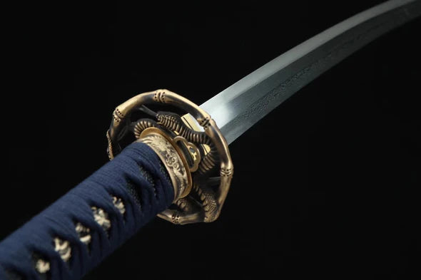 Katana-Japonais-Python-Supreme-Acier-Damas