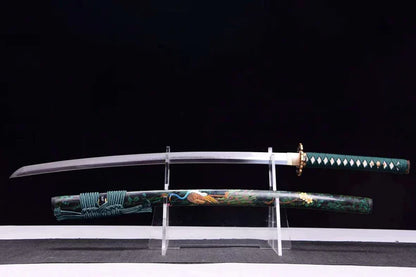 Katana-Pikokku-Acier-T10-Hamon-Veritable
