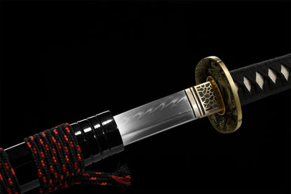 Katana-Pilule-de-Sang-Acier-T10-Hamon-Veritable-Veritable