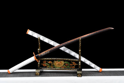 Katana-Rengoku-Kyojuro-Acier-T10-Hamon-Veritable