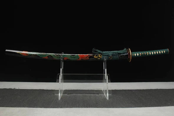 Saya-Katana-Ryujin-Acier-Damas