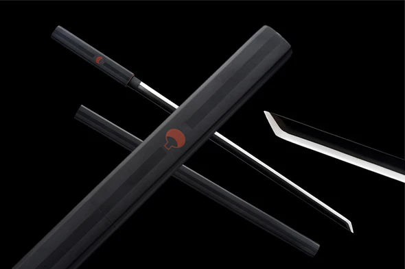 Saya-Sasuke-Uchiwa-Kusanagi-Acier-en-Carbone-1060