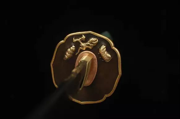 Tsuba-Ryujin-Acier-Damas