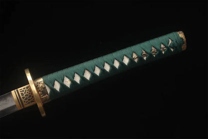 Tsuka-Dragon-Sculpte-Acier-T10-Hamon-Veritable